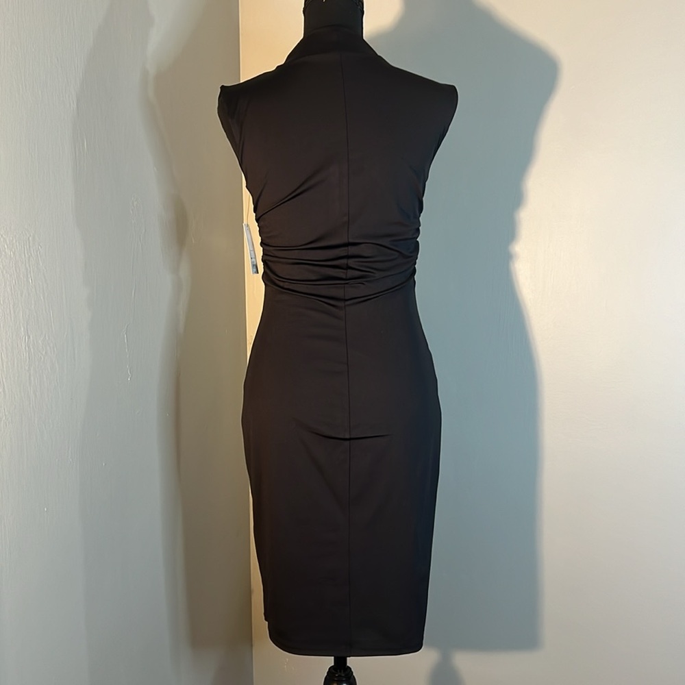 Women's Nine West Side Gathered Bodycon Dress - Picture 3 of 7